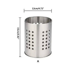 Stainless Steel Kitchen Utensils Holder | Kitchen | Luvasmr - Satisfyingly Organised
