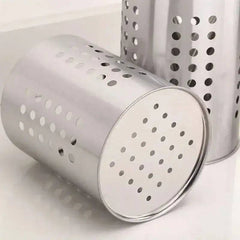 Stainless Steel Kitchen Utensils Holder | Kitchen | Luvasmr - Satisfyingly Organised