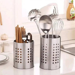 Stainless Steel Kitchen Utensils Holder | Kitchen | Luvasmr - Satisfyingly Organised