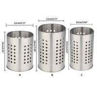Stainless Steel Kitchen Utensils Holder | Kitchen | Luvasmr - Satisfyingly Organised