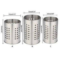 Stainless Steel Kitchen Utensils Holder | Kitchen | Luvasmr - Satisfyingly Organised
