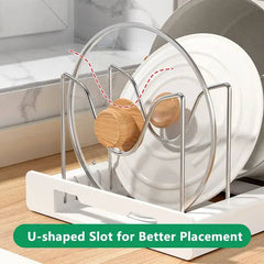 Telescopic Pot Rack Organiser | Kitchen | Luvasmr - Satisfyingly Organised