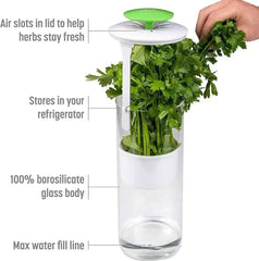 Herb & Vegetable Storage Container | Kitchen | Luvasmr - Satisfyingly Organised