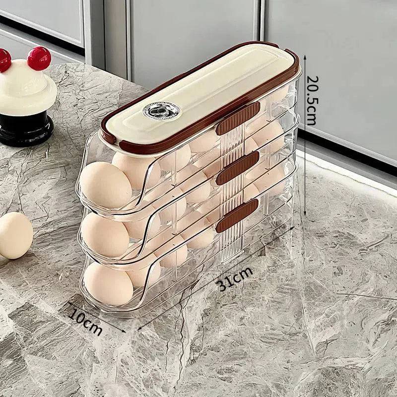 Multi-layer Rolling Egg Storage Box - Luvasmr