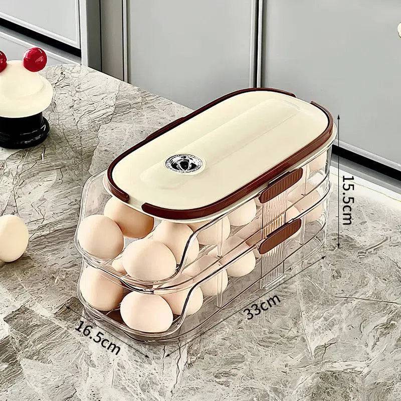 Multi-layer Rolling Egg Storage Box - Luvasmr