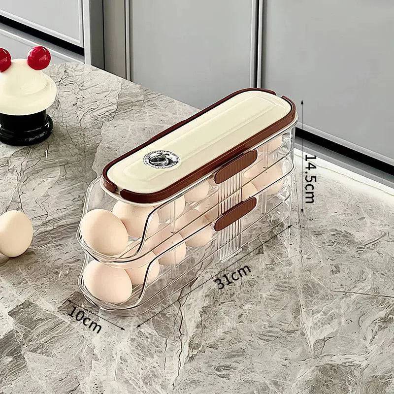 Multi-layer Rolling Egg Storage Box - Luvasmr