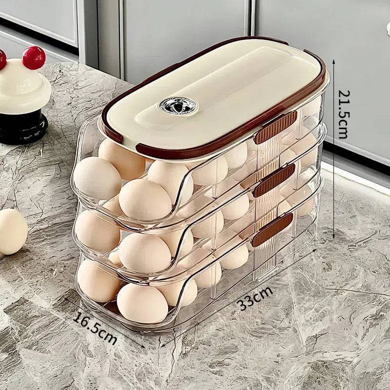 Multi-layer Rolling Egg Storage Box - Luvasmr