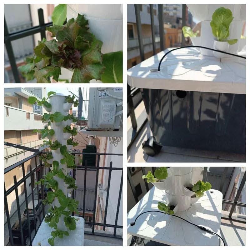 DIY Vertical Tower Planter | Kitchen | Luvasmr - Satisfyingly Organised