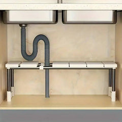 Adjustable Under-Sink Organiser | Kitchen | Luvasmr - Satisfyingly Organised