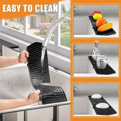 Silicone Faucet Mat Sink Splash Guard | Kitchen | Luvasmr - Satisfyingly Organised