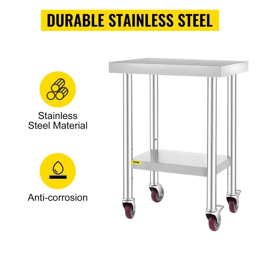 Stainless Steel Work Table | Kitchen | Luvasmr - Satisfyingly Organised