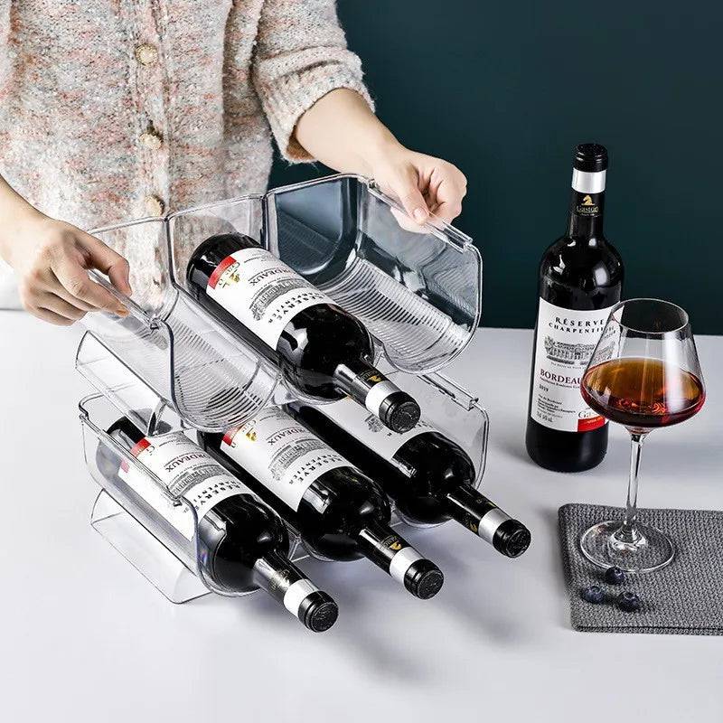 Stackable Wine & Beverage Storage Rack | Kitchen | Luvasmr - Satisfyingly Organised