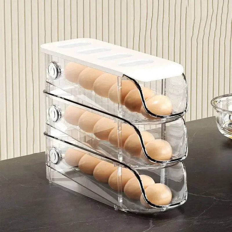Stacking Rolling Egg Storage Dispenser - Luvasmr