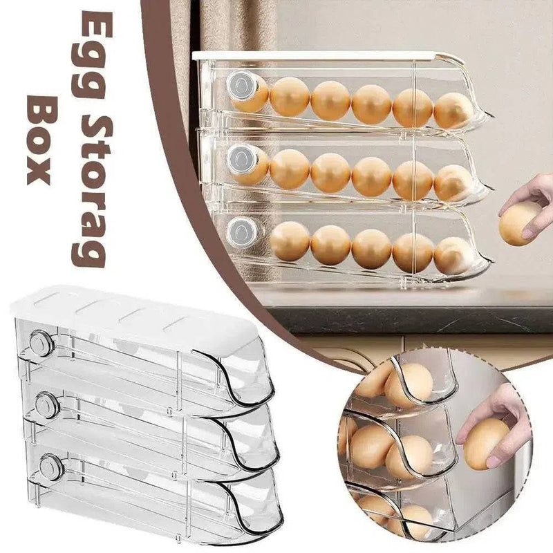 Stacking Rolling Egg Storage Dispenser - Luvasmr
