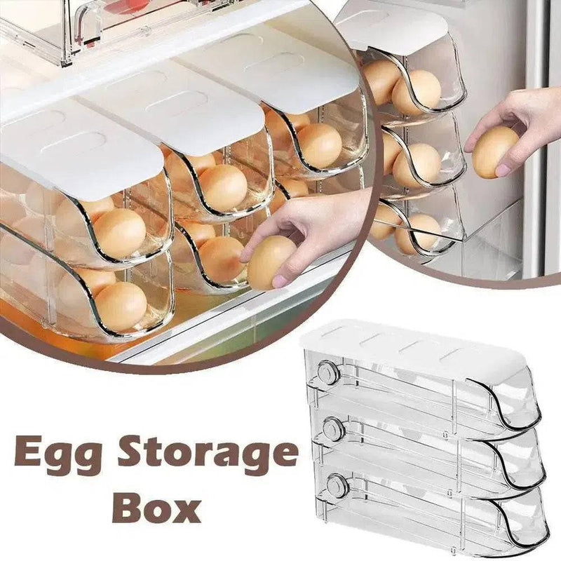 Stacking Rolling Egg Storage Dispenser - Luvasmr
