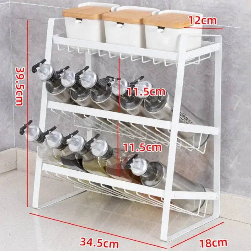 Multi-Layer Spice Rack Organiser | Kitchen | Luvasmr - Satisfyingly Organised