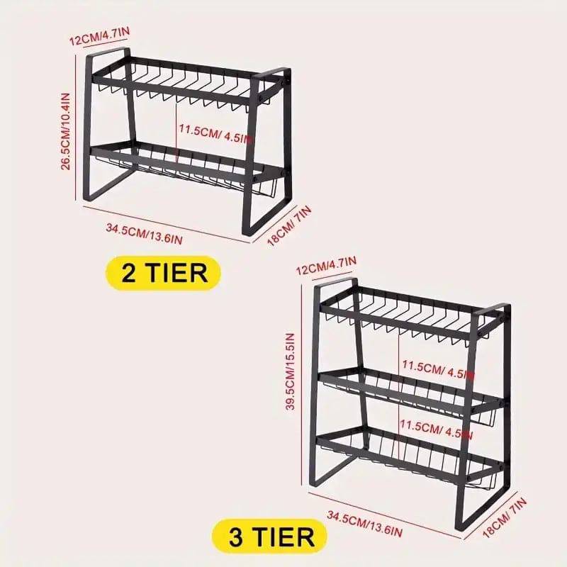 Multi-Layer Spice Rack Organiser | Kitchen | Luvasmr - Satisfyingly Organised