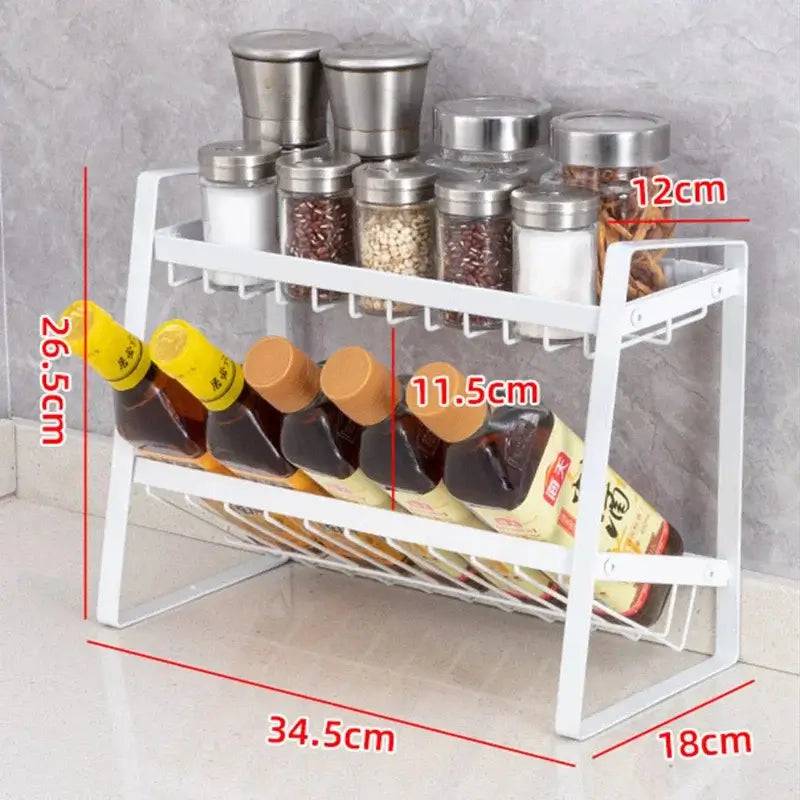 Multi-Layer Spice Rack Organiser | Kitchen | Luvasmr - Satisfyingly Organised