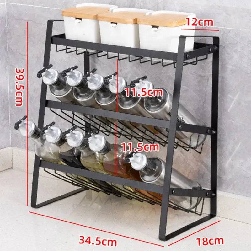 Multi-Layer Spice Rack Organiser | Kitchen | Luvasmr - Satisfyingly Organised