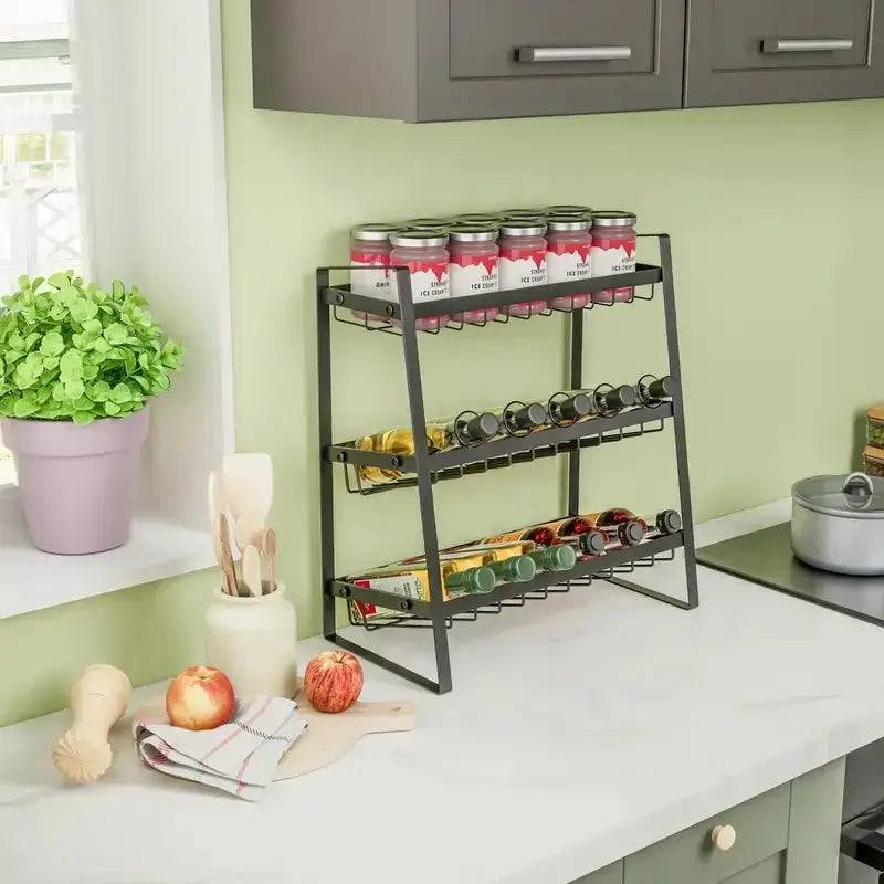 Multi-Layer Spice Rack Organiser | Kitchen | Luvasmr - Satisfyingly Organised