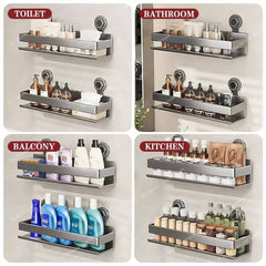 Kitchen Wall-Mounted Suction Cup Spice Rack | Kitchen | Luvasmr - Satisfyingly Organised