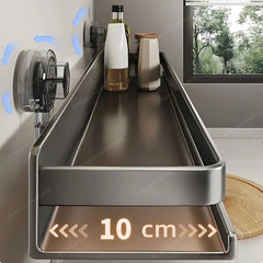 Kitchen Wall-Mounted Suction Cup Spice Rack | Kitchen | Luvasmr - Satisfyingly Organised
