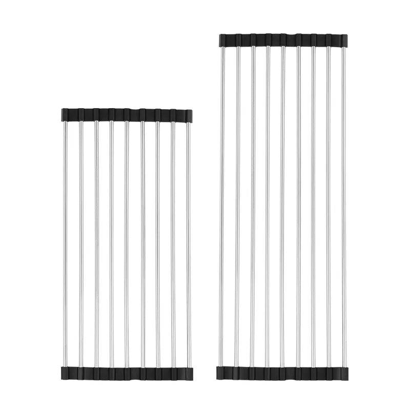 Foldable Stainless Steel Draining Rack | Kitchen | Luvasmr - Satisfyingly Organised
