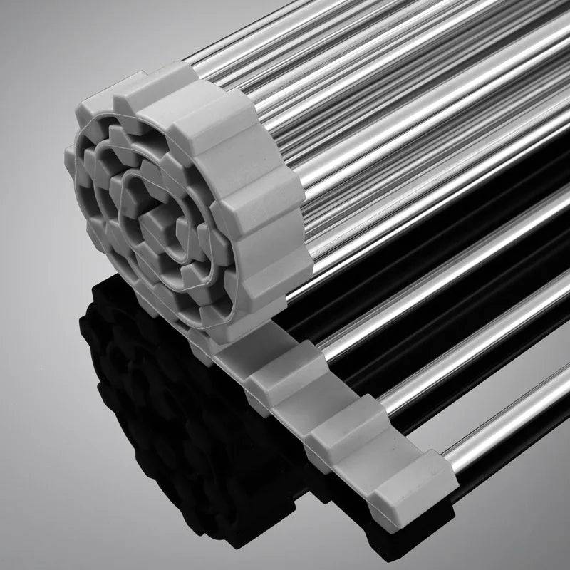 Foldable Stainless Steel Draining Rack | Kitchen | Luvasmr - Satisfyingly Organised