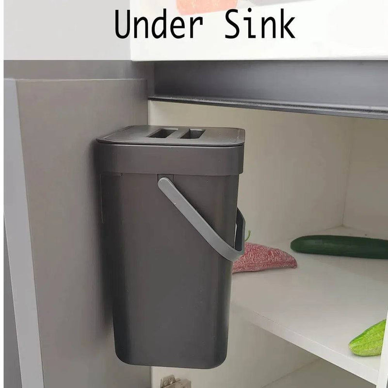 Hanging Small Plastic Trash Can | Kitchen | Luvasmr - Satisfyingly Organised