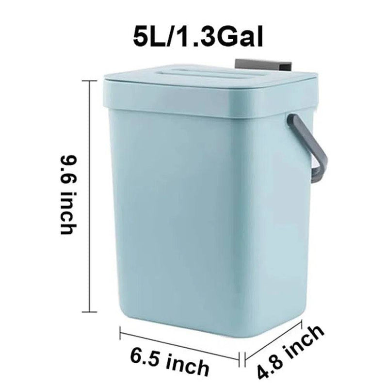 Hanging Small Plastic Trash Can | Kitchen | Luvasmr - Satisfyingly Organised