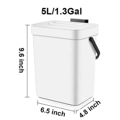 Hanging Small Plastic Trash Can | Kitchen | Luvasmr - Satisfyingly Organised