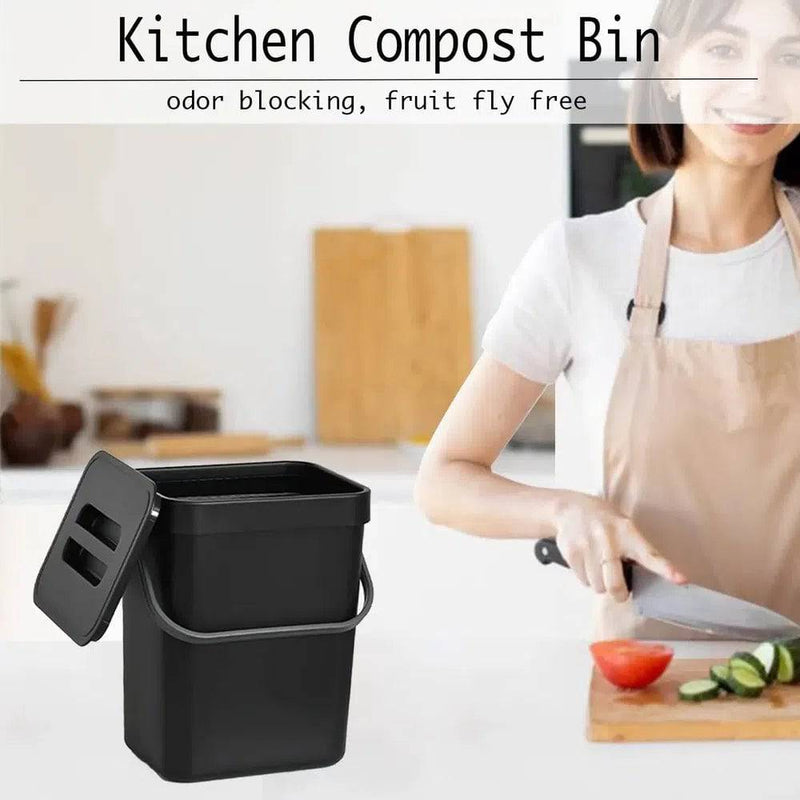 Hanging Small Plastic Trash Can | Kitchen | Luvasmr - Satisfyingly Organised