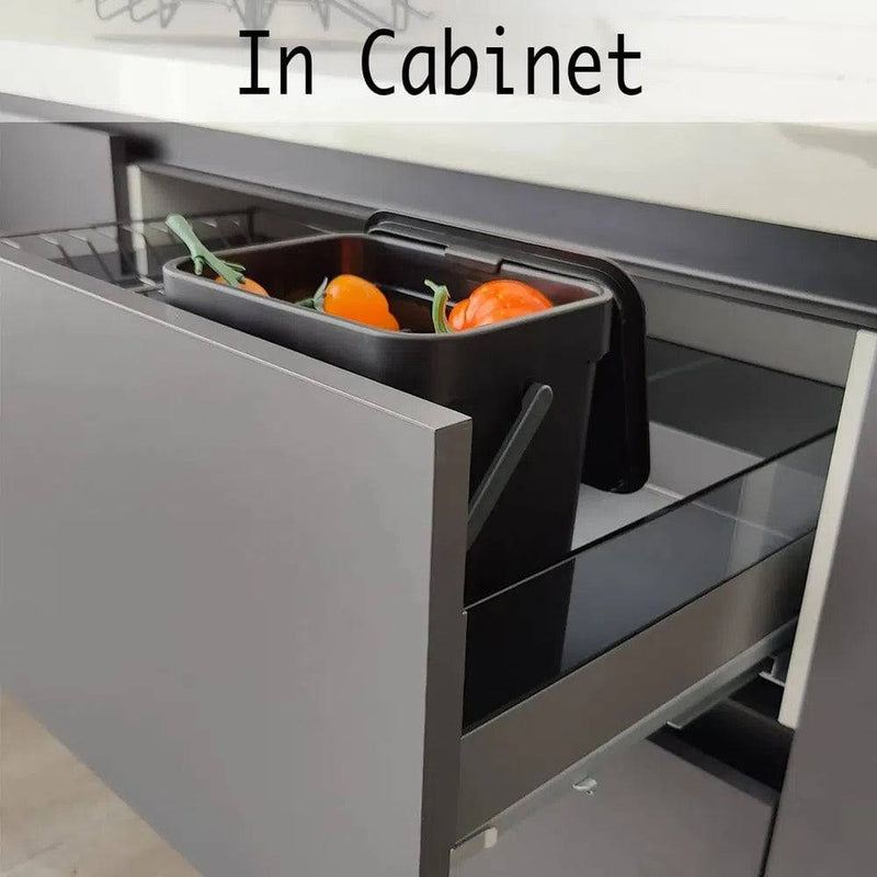 Hanging Small Plastic Trash Can | Kitchen | Luvasmr - Satisfyingly Organised