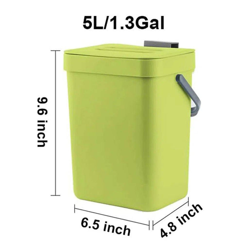 Hanging Small Plastic Trash Can | Kitchen | Luvasmr - Satisfyingly Organised