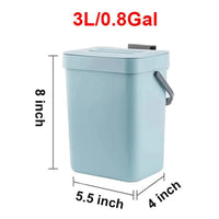 Hanging Small Plastic Trash Can | Kitchen | Luvasmr - Satisfyingly Organised