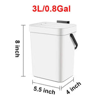 Hanging Small Plastic Trash Can | Kitchen | Luvasmr - Satisfyingly Organised