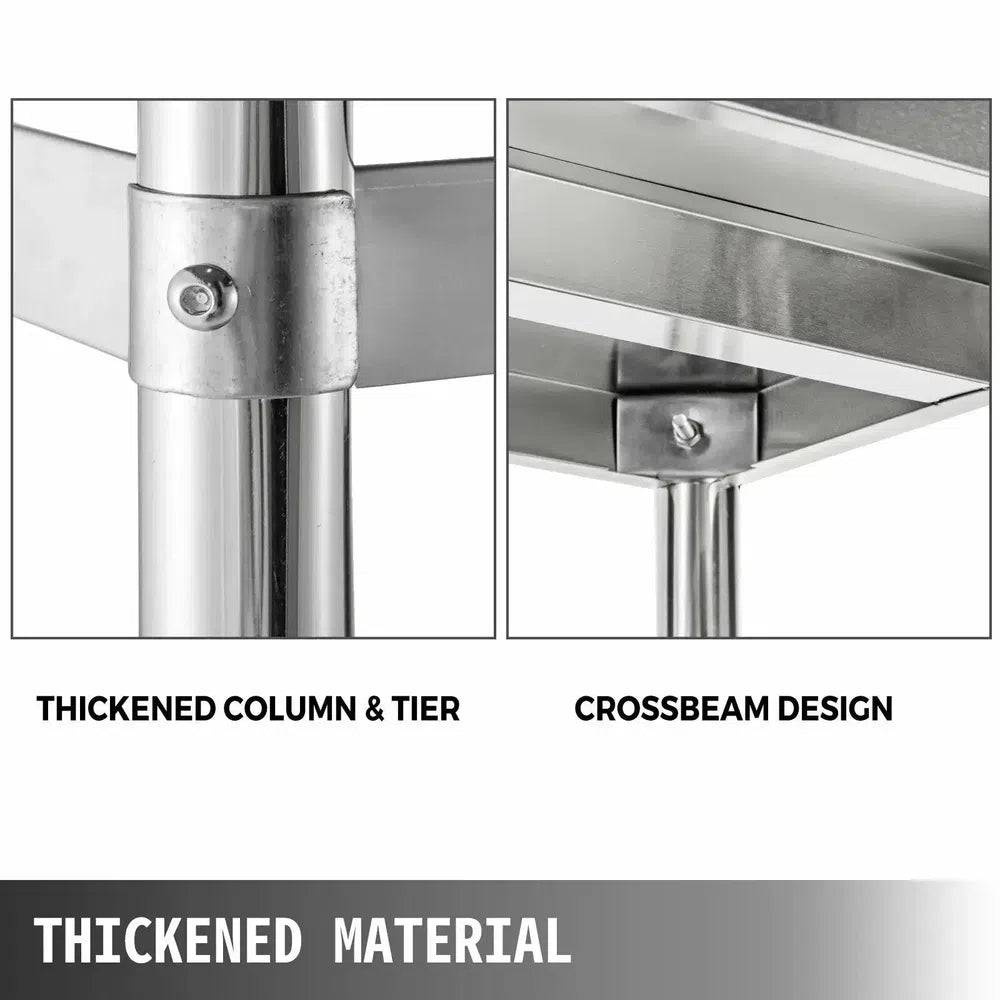 Stainless Steel Commercial Storage Rack | Kitchen | Luvasmr - Satisfyingly Organised