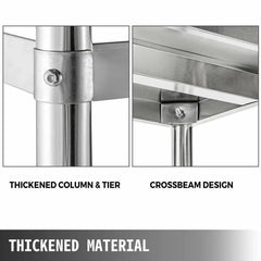 Stainless Steel Commercial Storage Rack | Kitchen | Luvasmr - Satisfyingly Organised