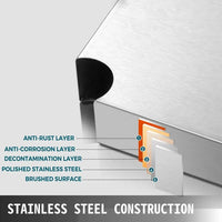Stainless Steel Commercial Storage Rack | Kitchen | Luvasmr - Satisfyingly Organised