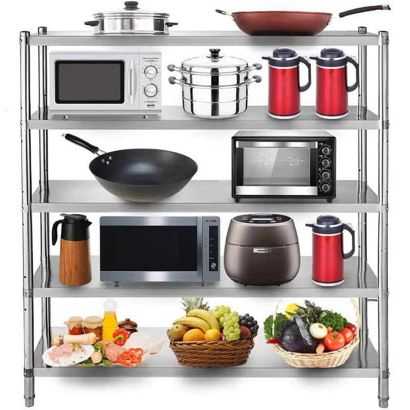 Stainless Steel Commercial Storage Rack | Kitchen | Luvasmr - Satisfyingly Organised