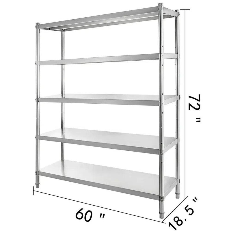 Stainless Steel Commercial Storage Rack | Kitchen | Luvasmr - Satisfyingly Organised