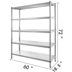 Stainless Steel Commercial Storage Rack | Kitchen | Luvasmr - Satisfyingly Organised