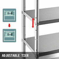 Stainless Steel Commercial Storage Rack | Kitchen | Luvasmr - Satisfyingly Organised
