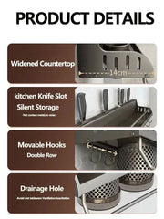 Aluminium Knife and Spice Organiser - Luvasmr
