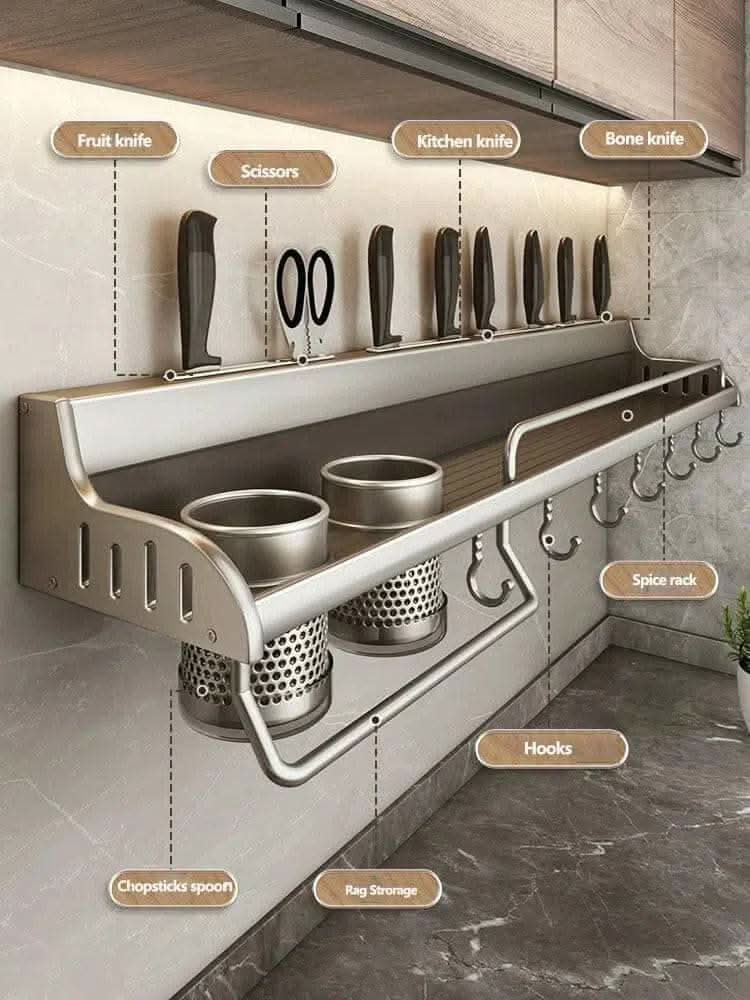 Aluminium Knife and Spice Organiser - Luvasmr