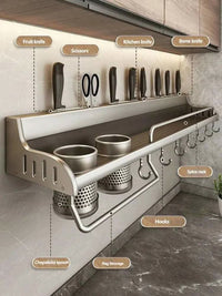 Aluminium Knife and Spice Organiser - Luvasmr