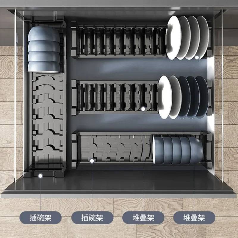 Space-Saving Dish Rack | Kitchen | Luvasmr - Satisfyingly Organised