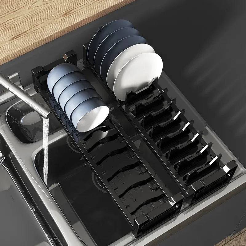 Space-Saving Dish Rack | Kitchen | Luvasmr - Satisfyingly Organised