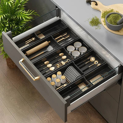 Nordic Style Cabinet Divider Storage Rack | Kitchen | Luvasmr - Satisfyingly Organised