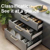 Nordic Style Cabinet Divider Storage Rack | Kitchen | Luvasmr - Satisfyingly Organised